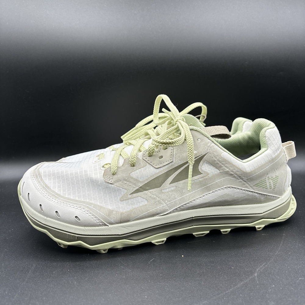 Altra Lone Peak 6 Sneakers Women's Size 11 Trail Running Shoes White Green - Picture 7 of 12